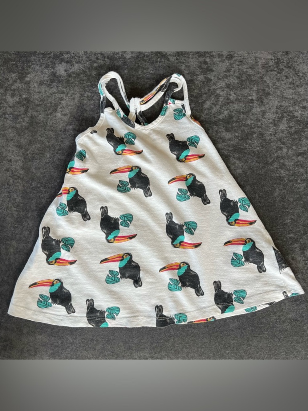 Jessica Simpson Girls Toucan Dress Size 3T